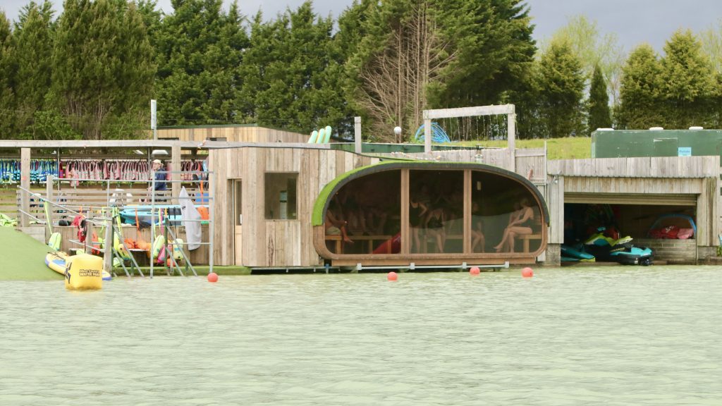 West Country Water Park - Sauna on the Jet Ski lake